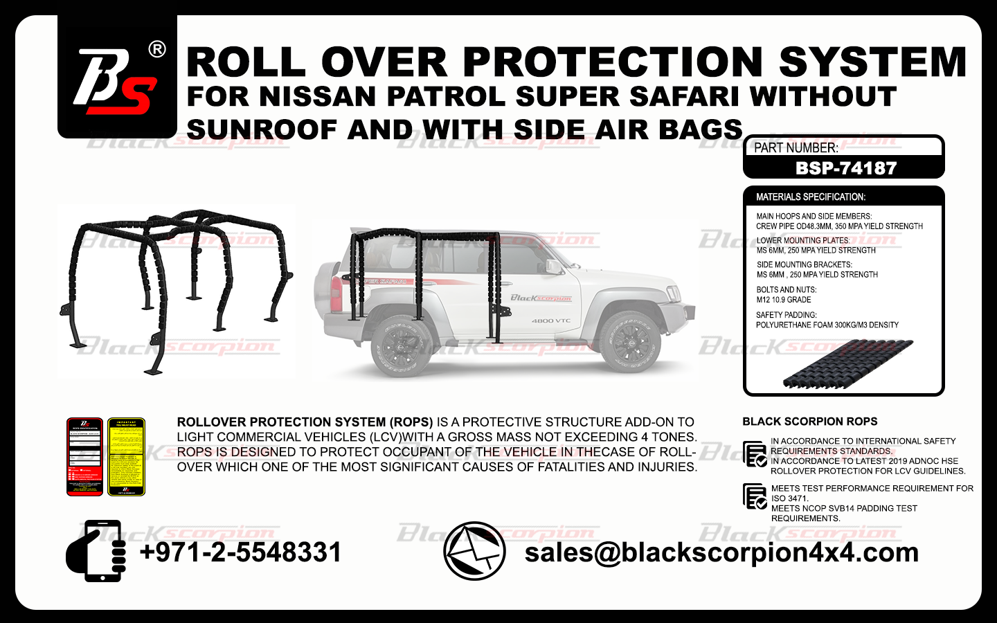 ROLLOVER PROTECTION SYSTEM